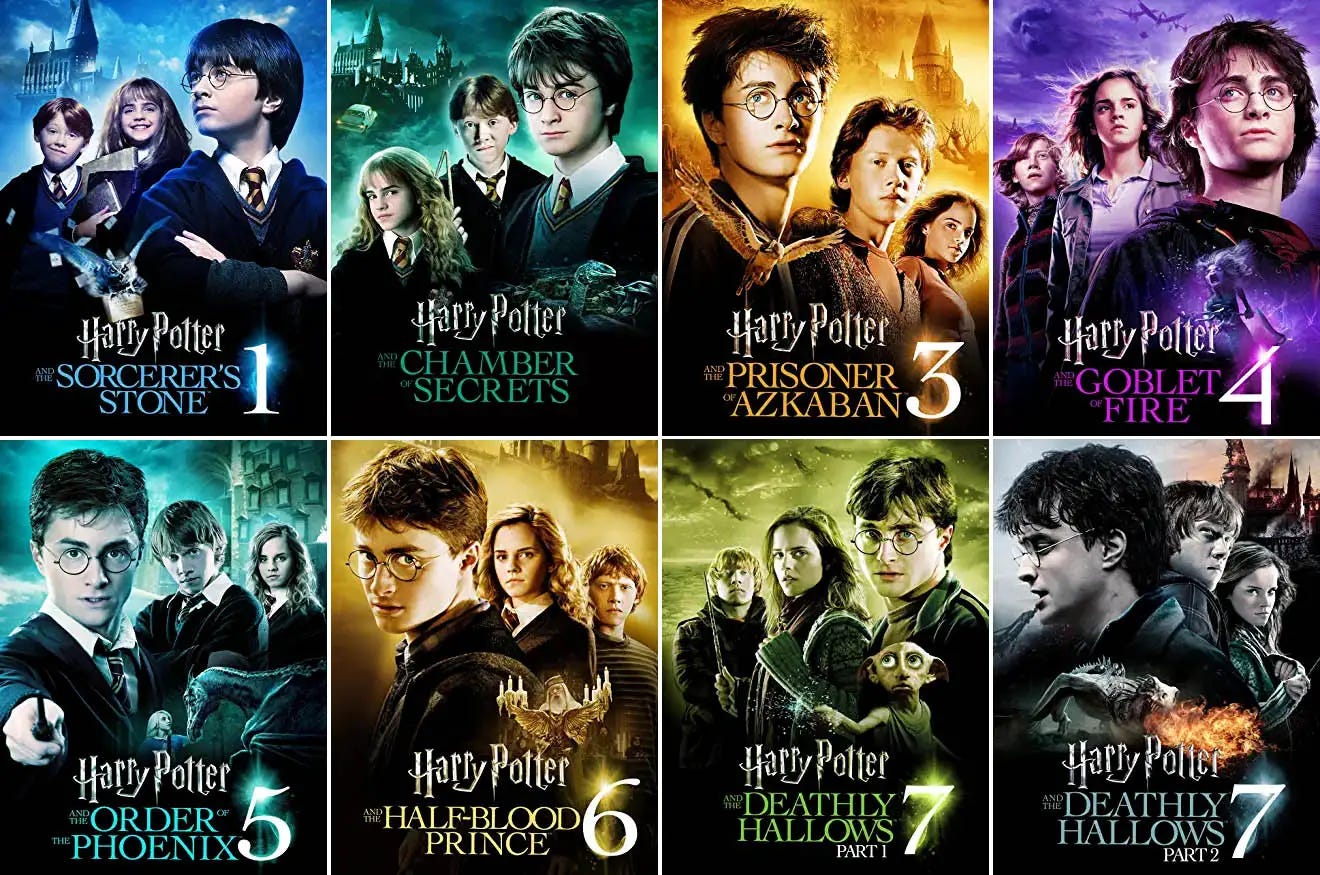 Affiche des films Harry Potter