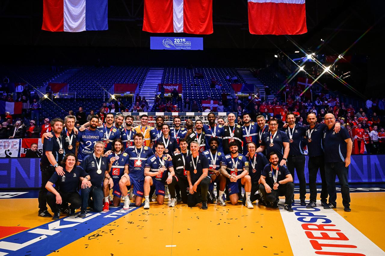 Photo de l'équipe de France de handball 2025